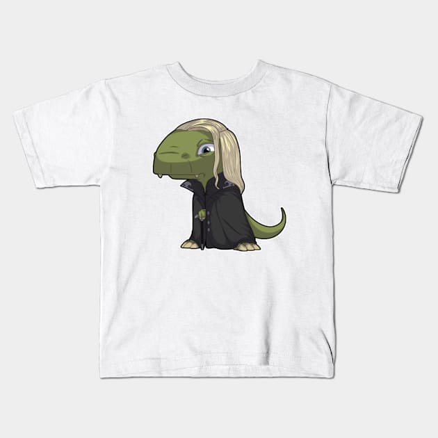 Dino evil dad Kids T-Shirt by DinoTropolis